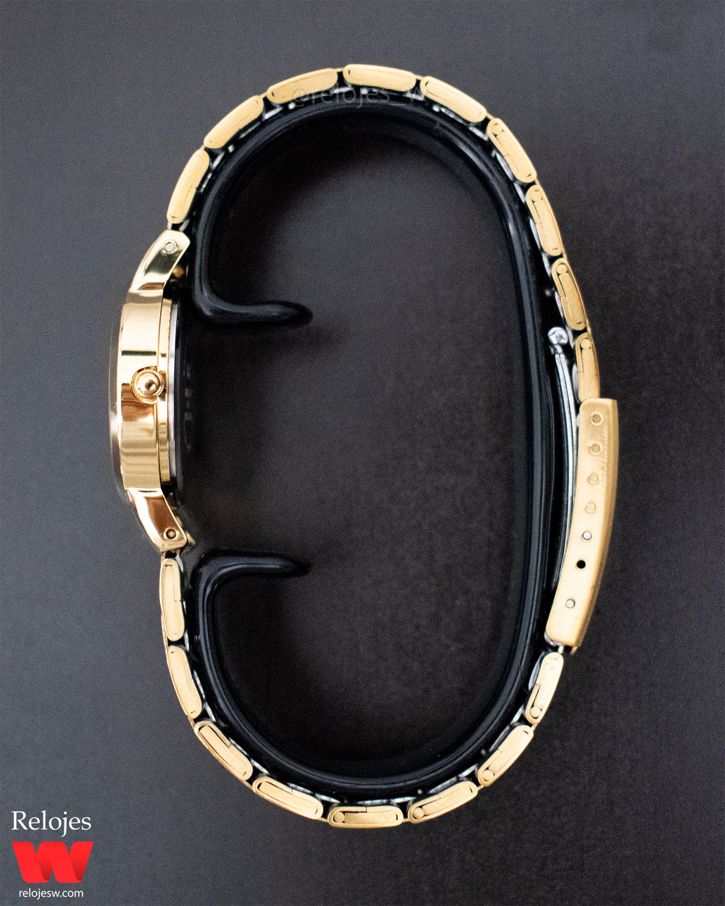 Reloj Q&Q Mujer Dorado Negro C39A004Y