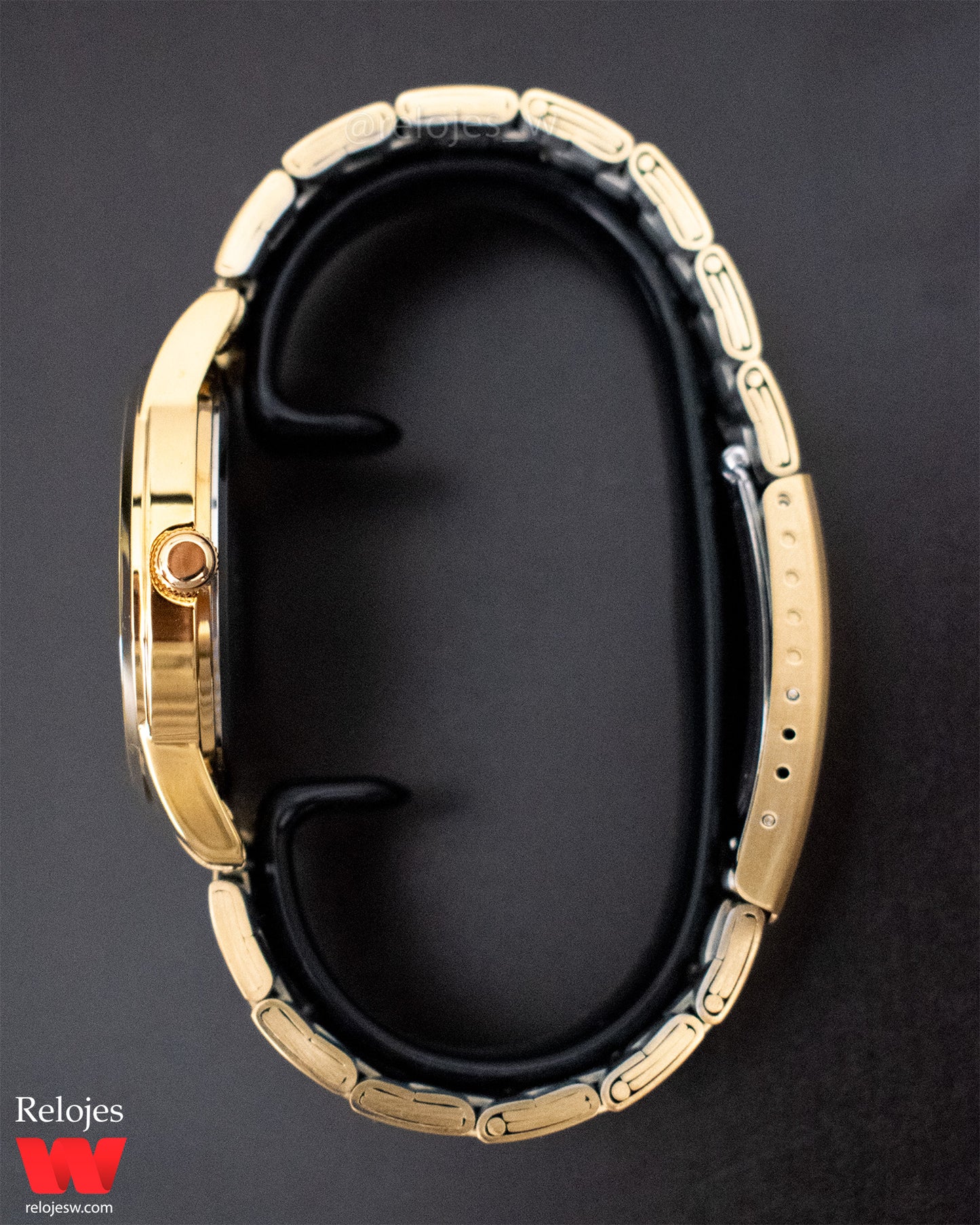 Reloj Q&Q Hombre Dorado QA44J003Y