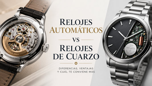 Reloj automático vs. de cuarzo: ¿cuál te conviene?