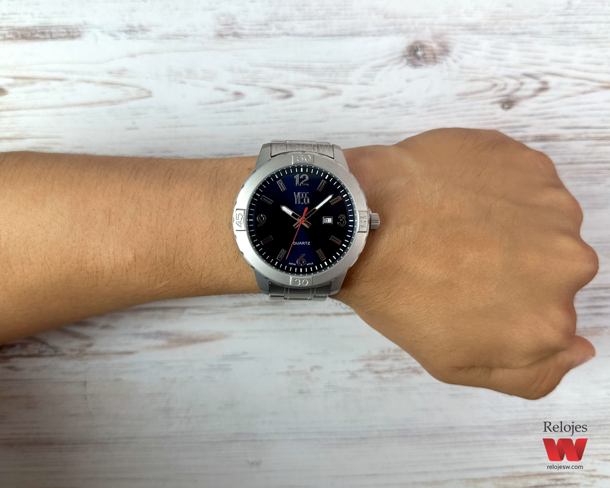 Reloj Yess Hombre Plateado EA9029G-3