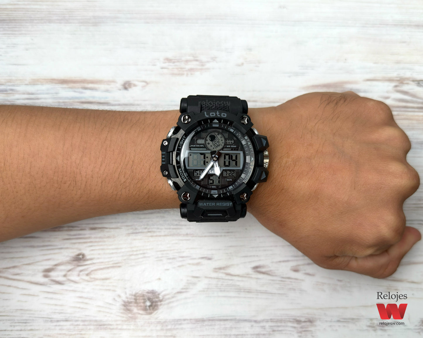 Reloj Loto Hombre Negro LT-2504-NENE