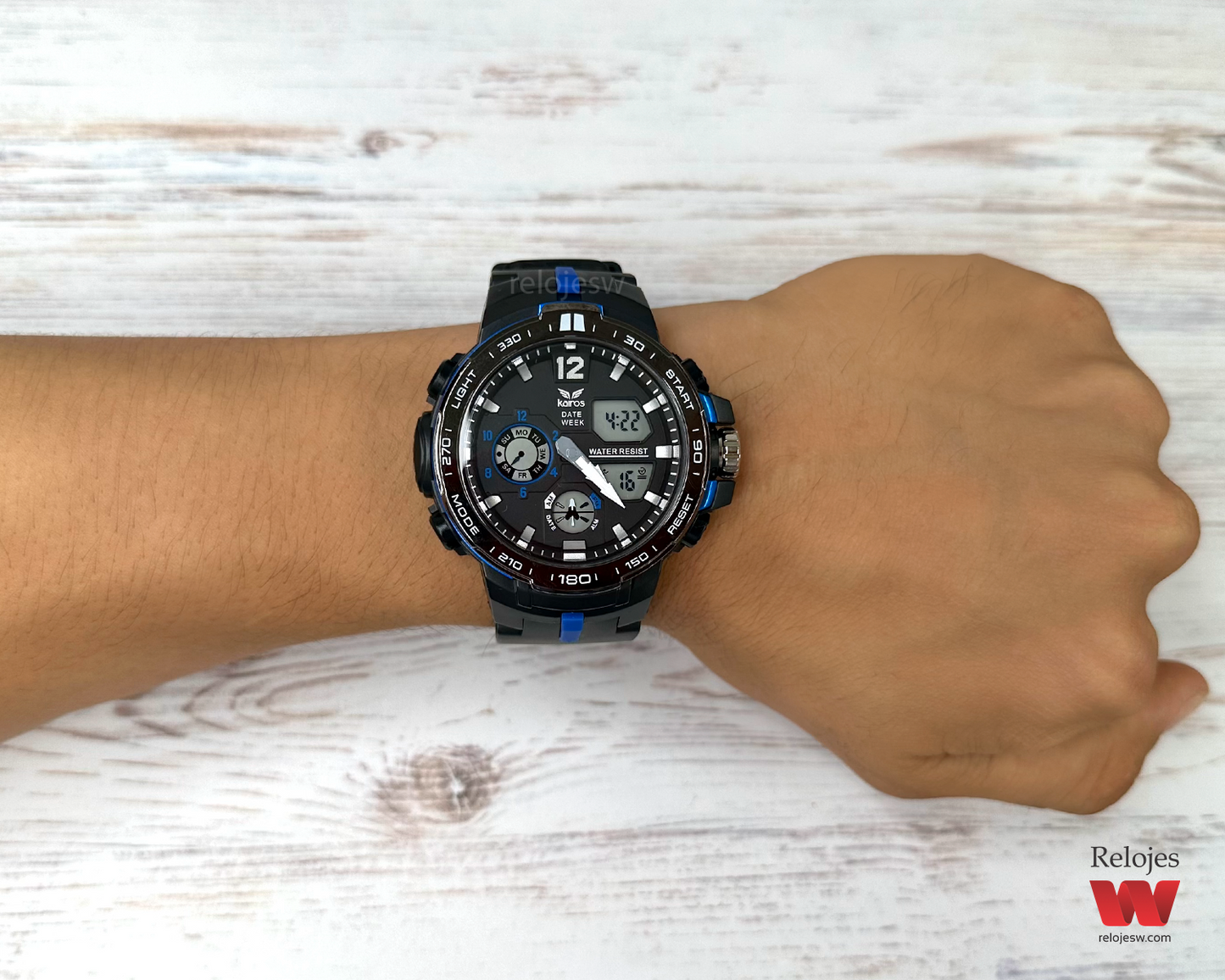 Reloj Kairos Hombre OE3360-2 Negro Azul