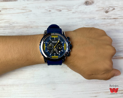 Reloj Megir Hombre Azul Plateado M2143S-AZPL