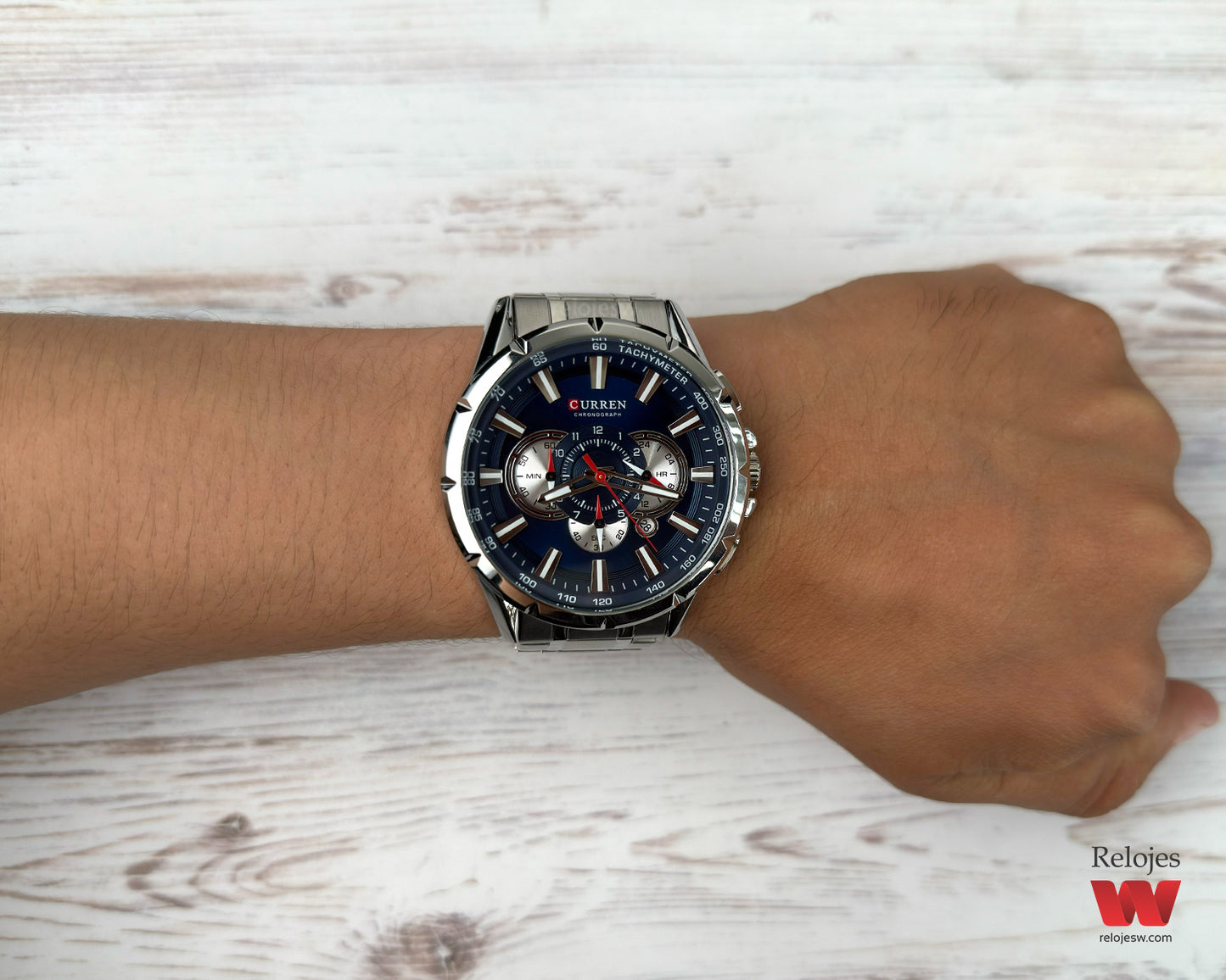 Reloj Curren Hombre Plateado CU8363-PLAZ