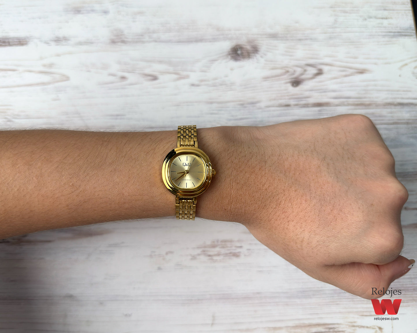 Reloj Q&Q Mujer Dorado Q21C503Y