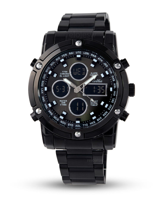 Reloj Scottie Hombre Negro 1389-NENE