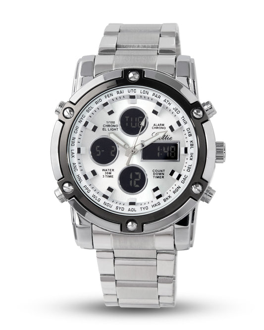 Reloj Scottie Hombre Plateado 1389-PLBL