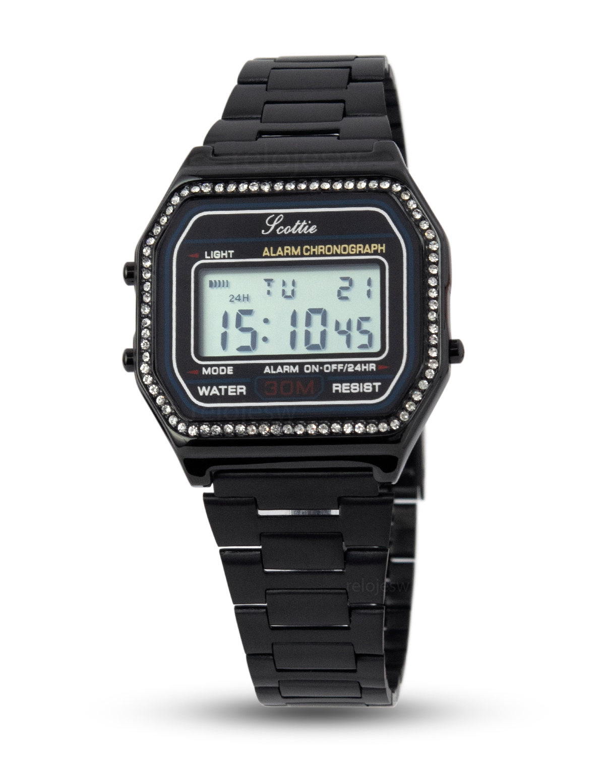 Reloj Scottie Mujer Negro 1474-NE