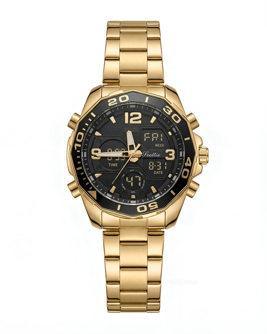 Reloj Scottie Hombre Original Dorado 1649-DONE