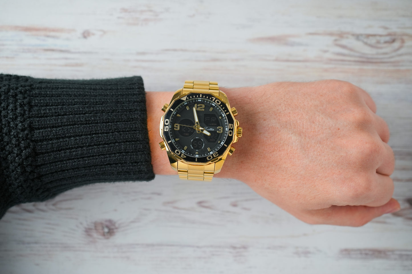 Reloj Scottie Hombre Original Dorado 1649-DONE