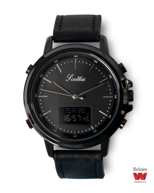 Reloj Scottie Hombre Negro 1652-NENE
