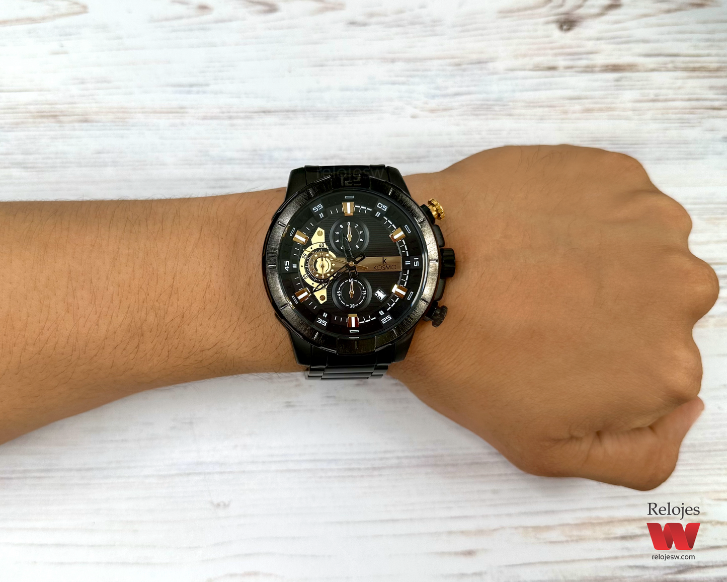 Reloj Kosmo Hombre K3999G Negro