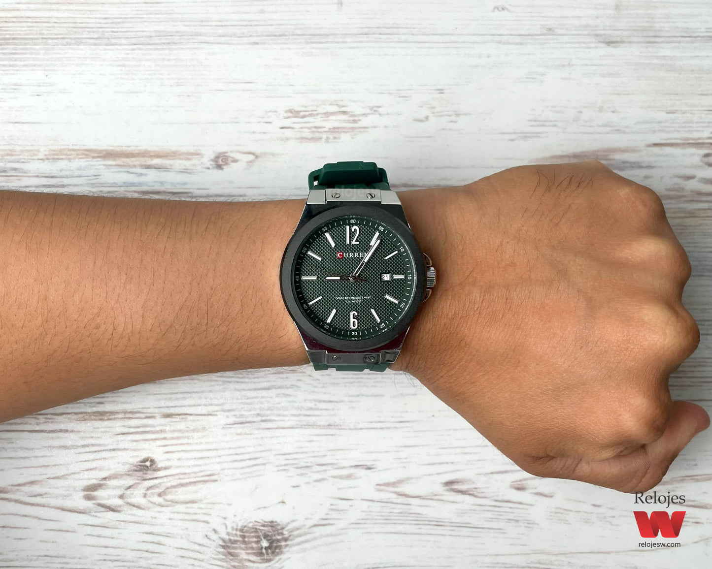 Reloj Curren Hombre Verde CU8467-VEPL