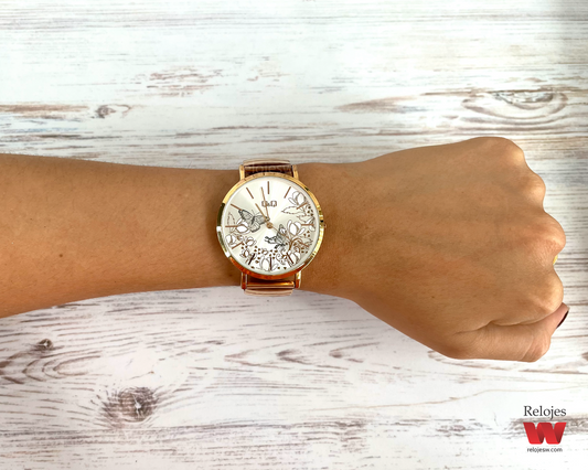 Reloj Q&Q Mujer Oro Rosa M173J006Y – Relojes W