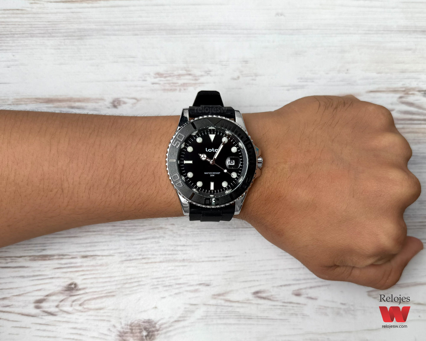 Reloj Loto Hombre Negro LT-2528-NEPLNE