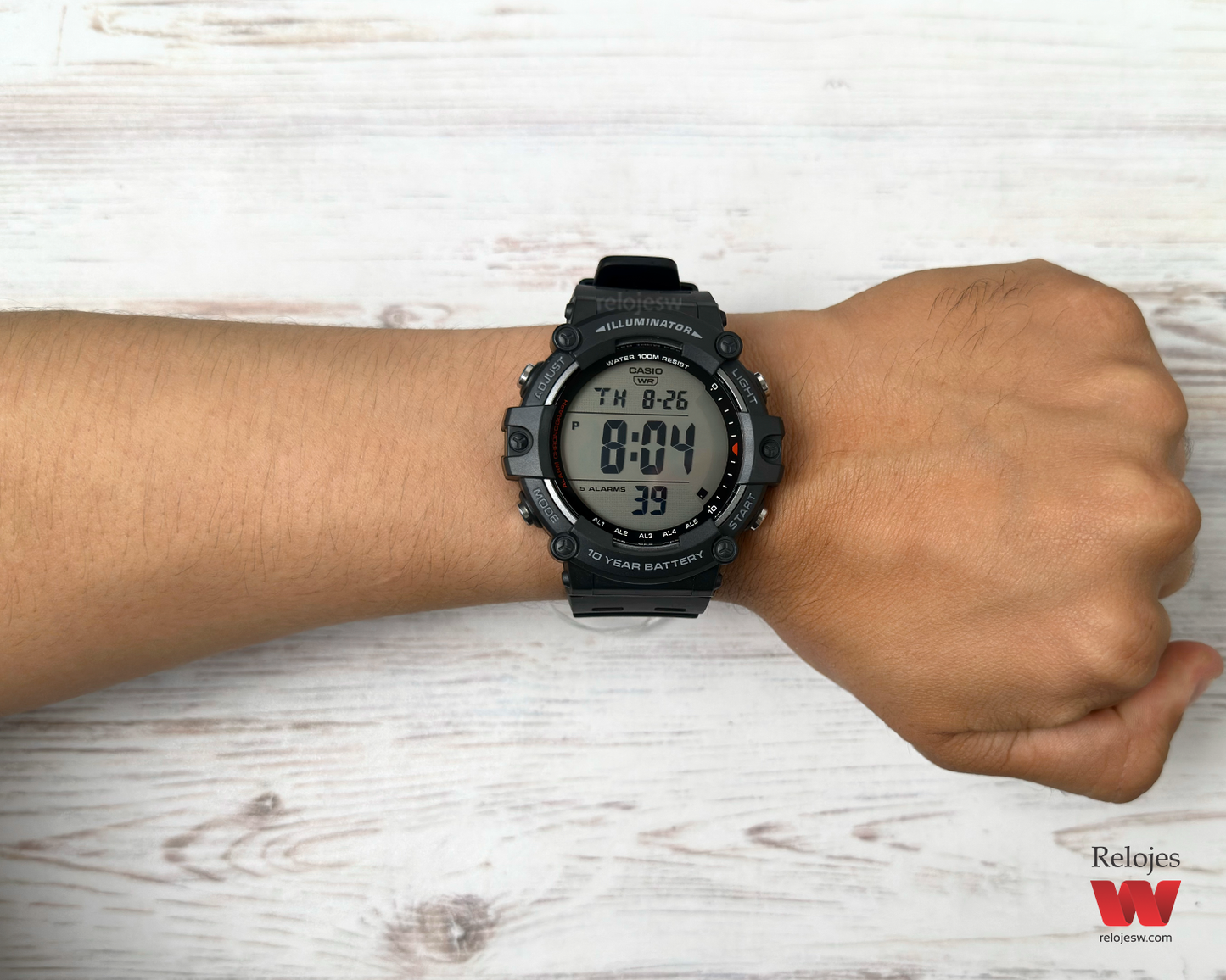 Reloj Casio Hombre Negro AE-1500WH-1AV