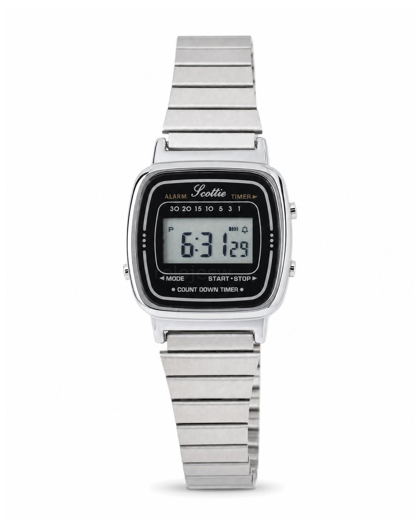 Reloj Scottie Mujer Original Plateado 1901-PLPL