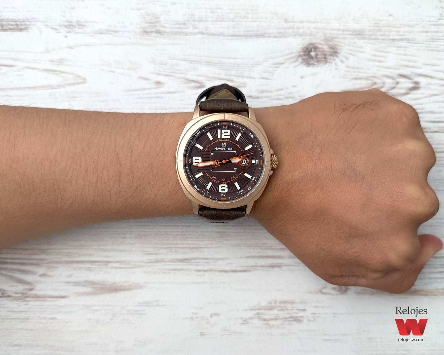 Reloj Naviforce Hombre Marrón NF8078-MAOR