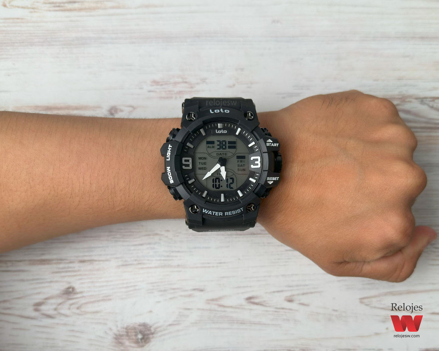 Reloj Loto Hombre Negro LT-2511-NEBL