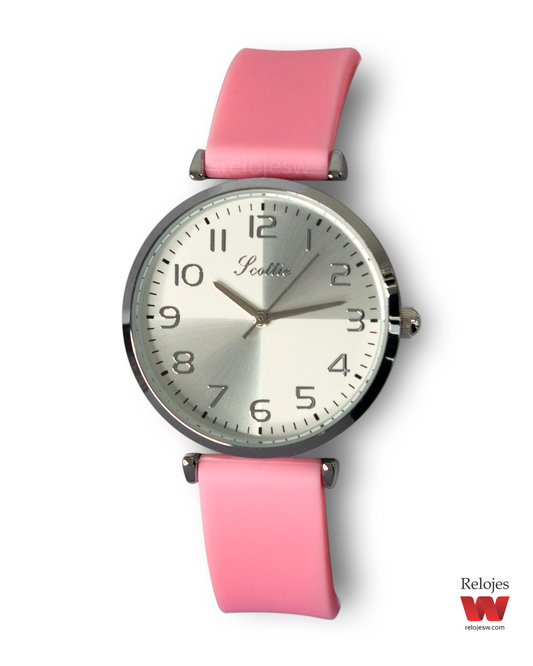 Reloj Scottie Mujer 9122 Rosado Plateado