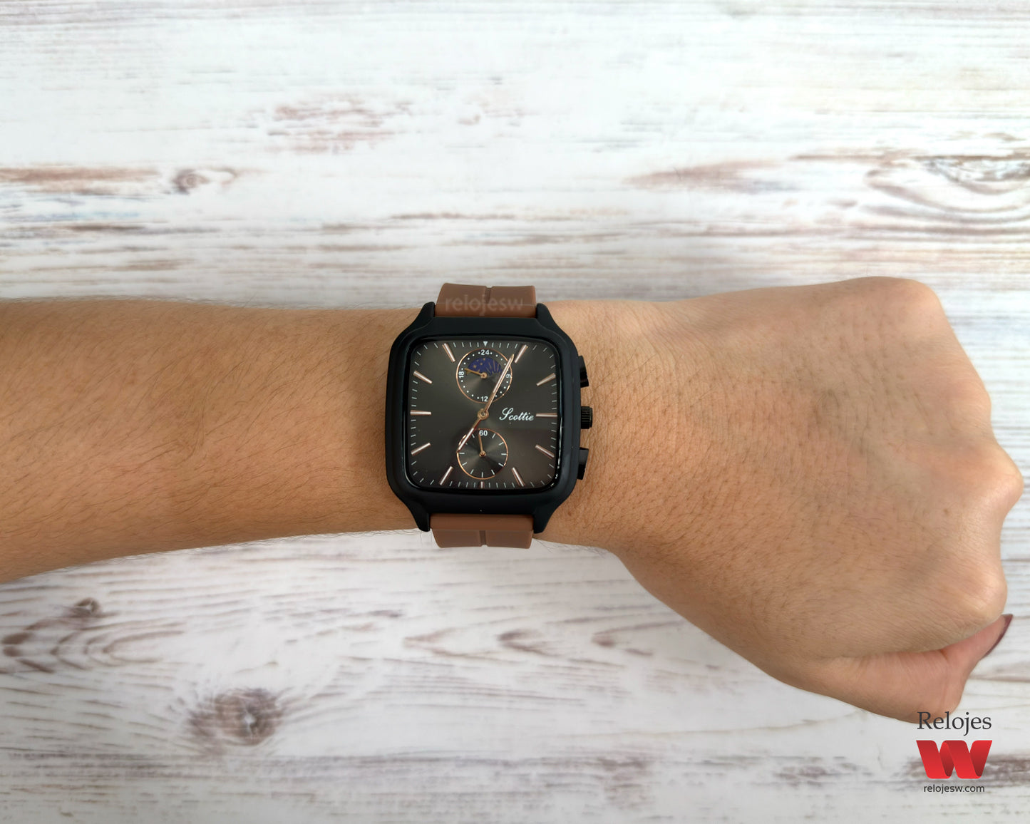 Reloj Scottie Mujer Marrón 3043-MANE