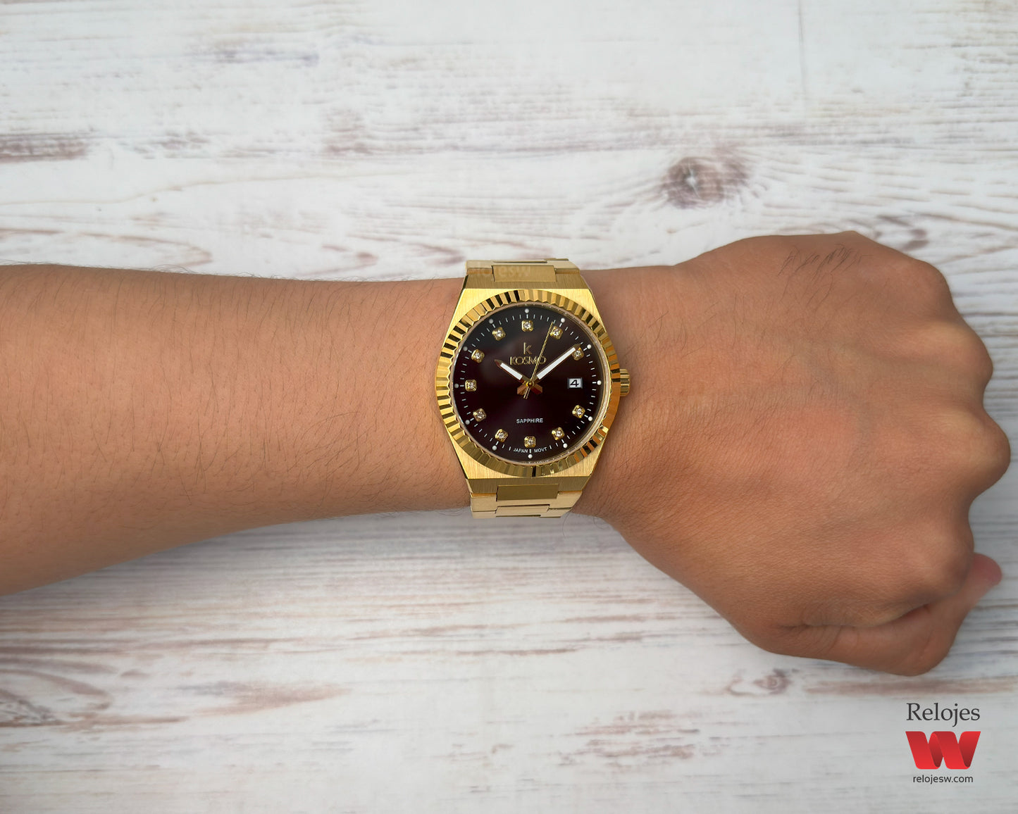 Reloj Kosmo Hombre Dorado K-610-DONE