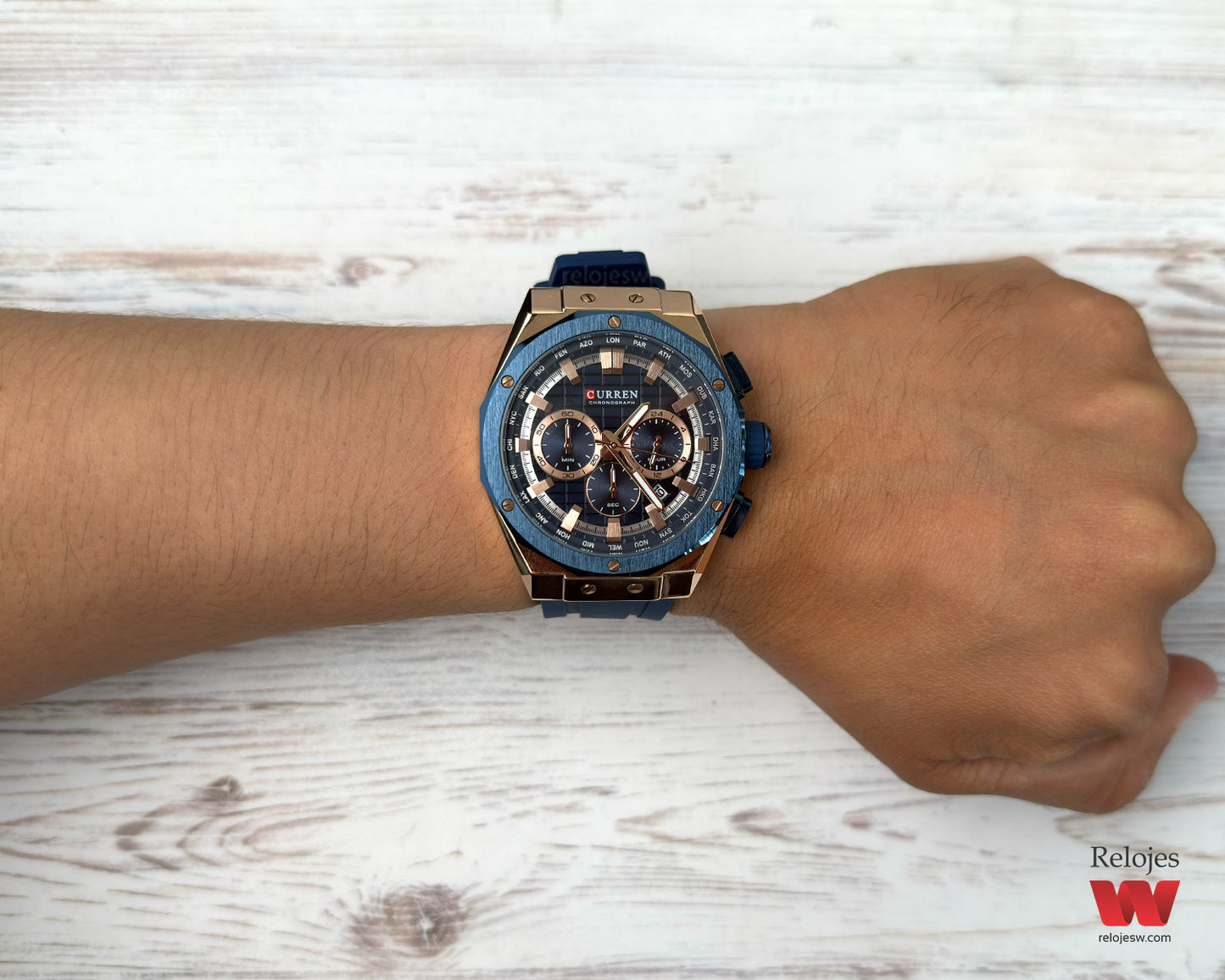 Reloj Curren Hombre Azul CU8464-AZOR