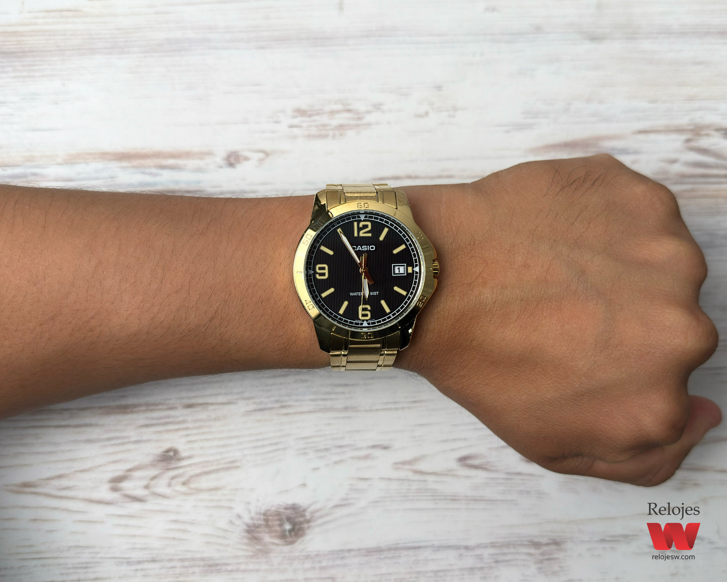 Reloj Casio Hombre Dorado MTP-V004G-1B