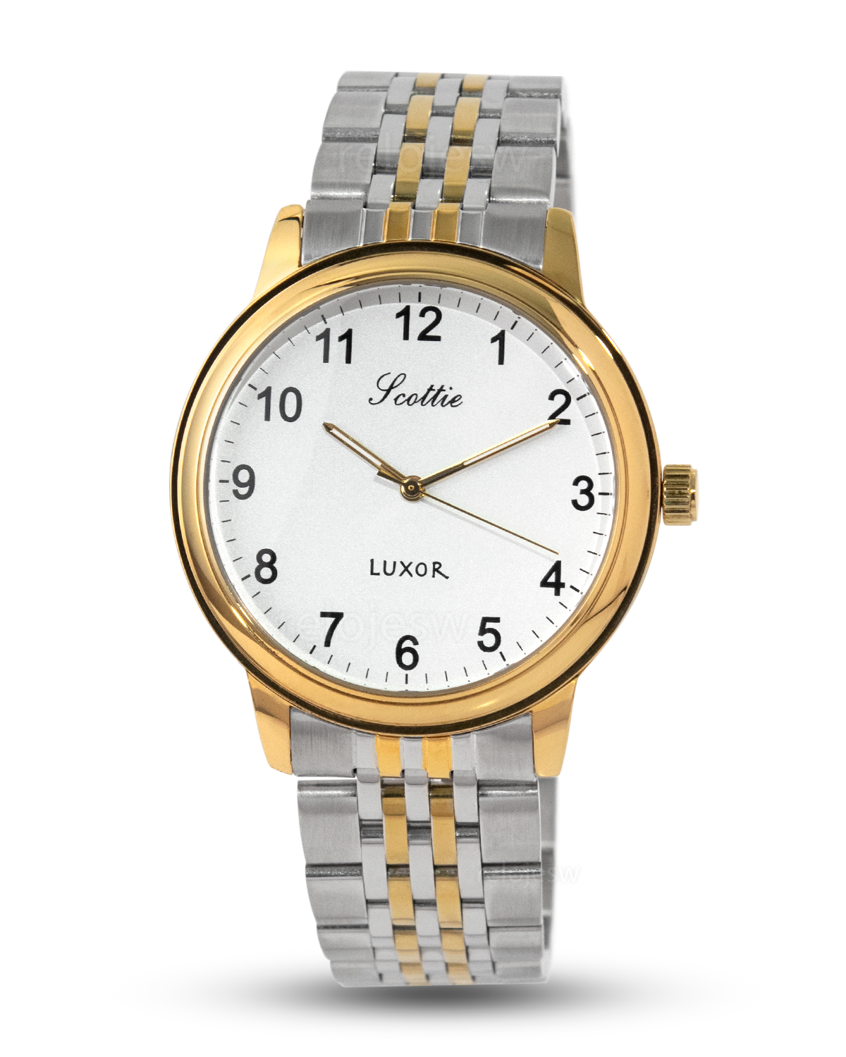 Reloj Scottie Hombre Plateado Dorado 3033-PLDO