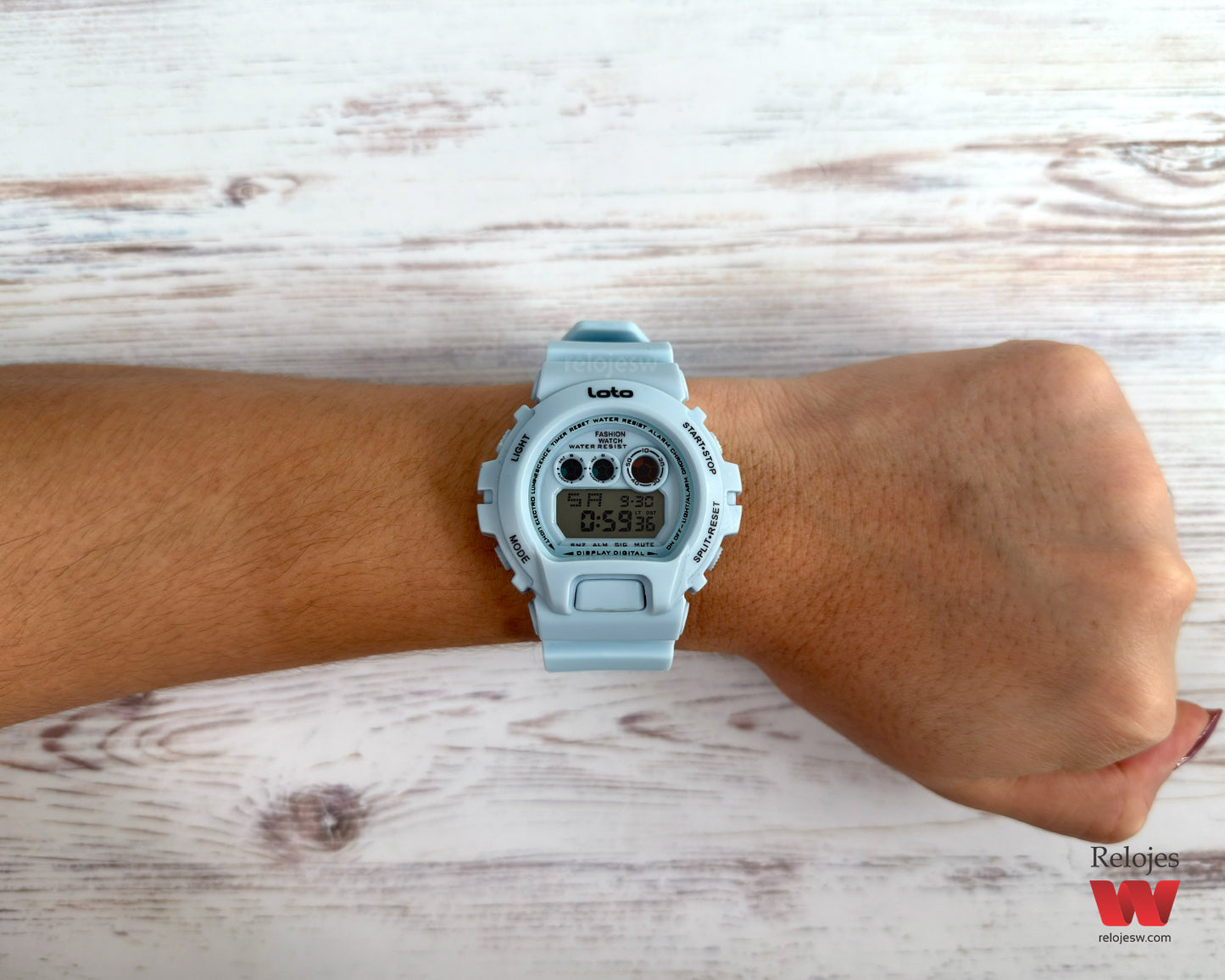 Reloj Loto Mujer Original Azul LT-2533A-CE