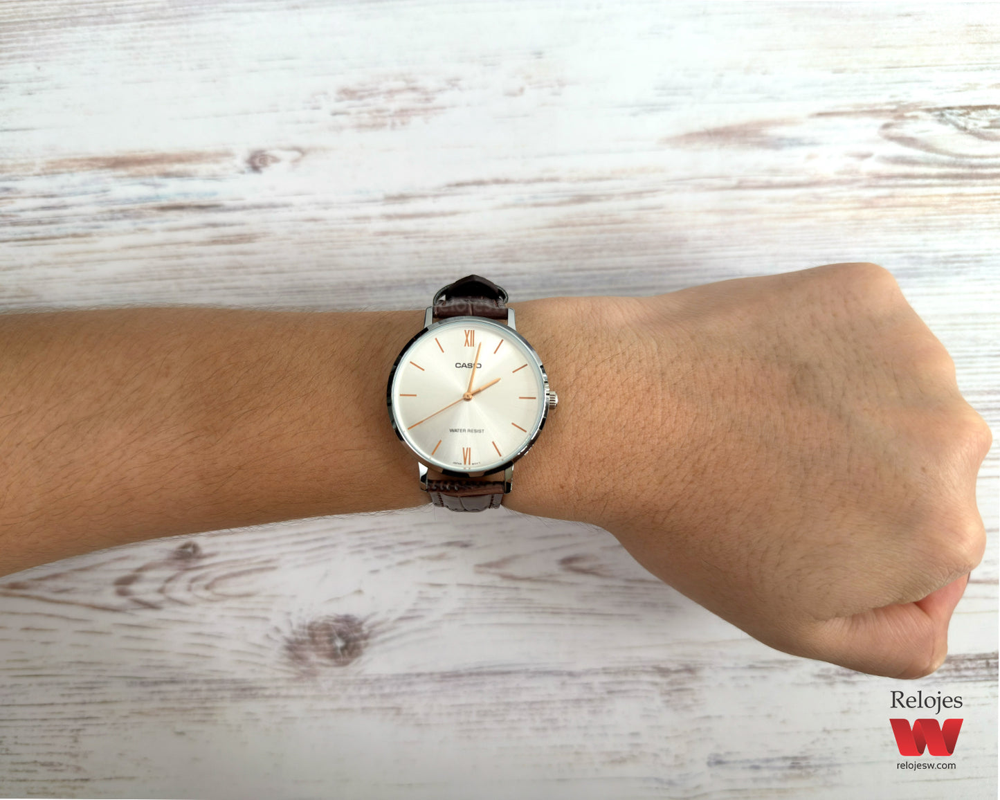 Reloj Casio Mujer Marrón LTP-VT01L-7B2