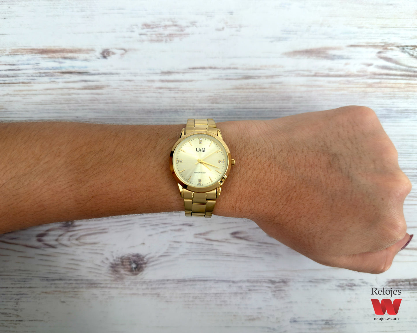 Reloj Q&Q Mujer Dorado C09A519Y