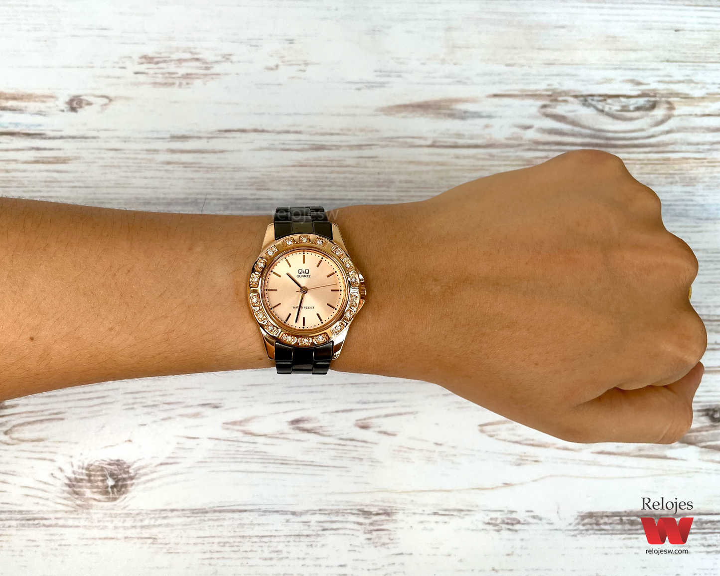 Reloj Q&Q Mujer Oro Rosa M201J003Y – Relojes W
