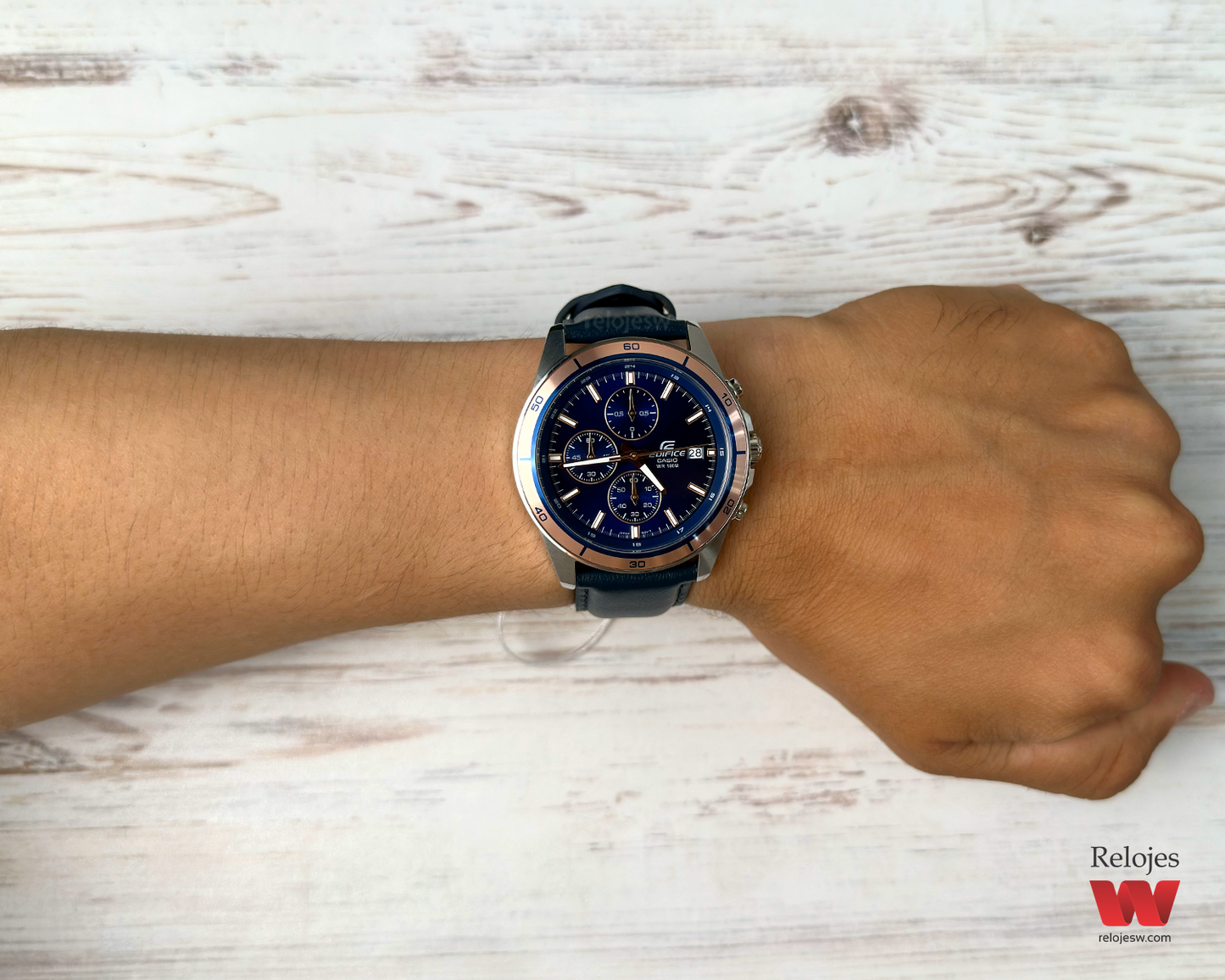 Reloj Casio Edifice Hombre Azul Plateado EFR-526L-2AV