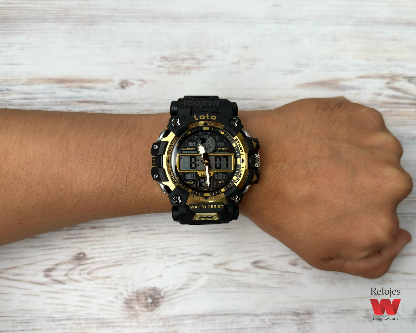 Reloj Loto Hombre Negro LT-2504-NEDO