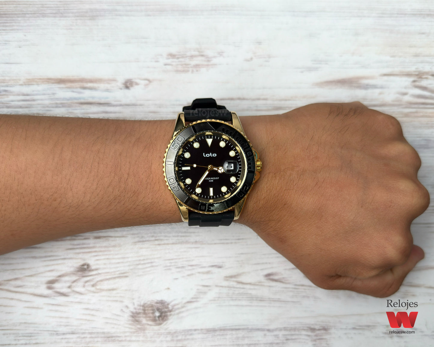 Reloj Loto Hombre Negro LT-2528-NEDO