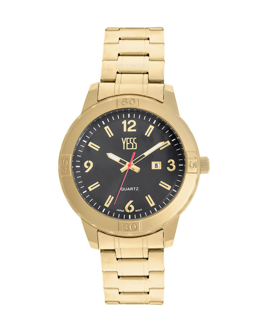 Reloj Yess Hombre Dorado EA9029G-5