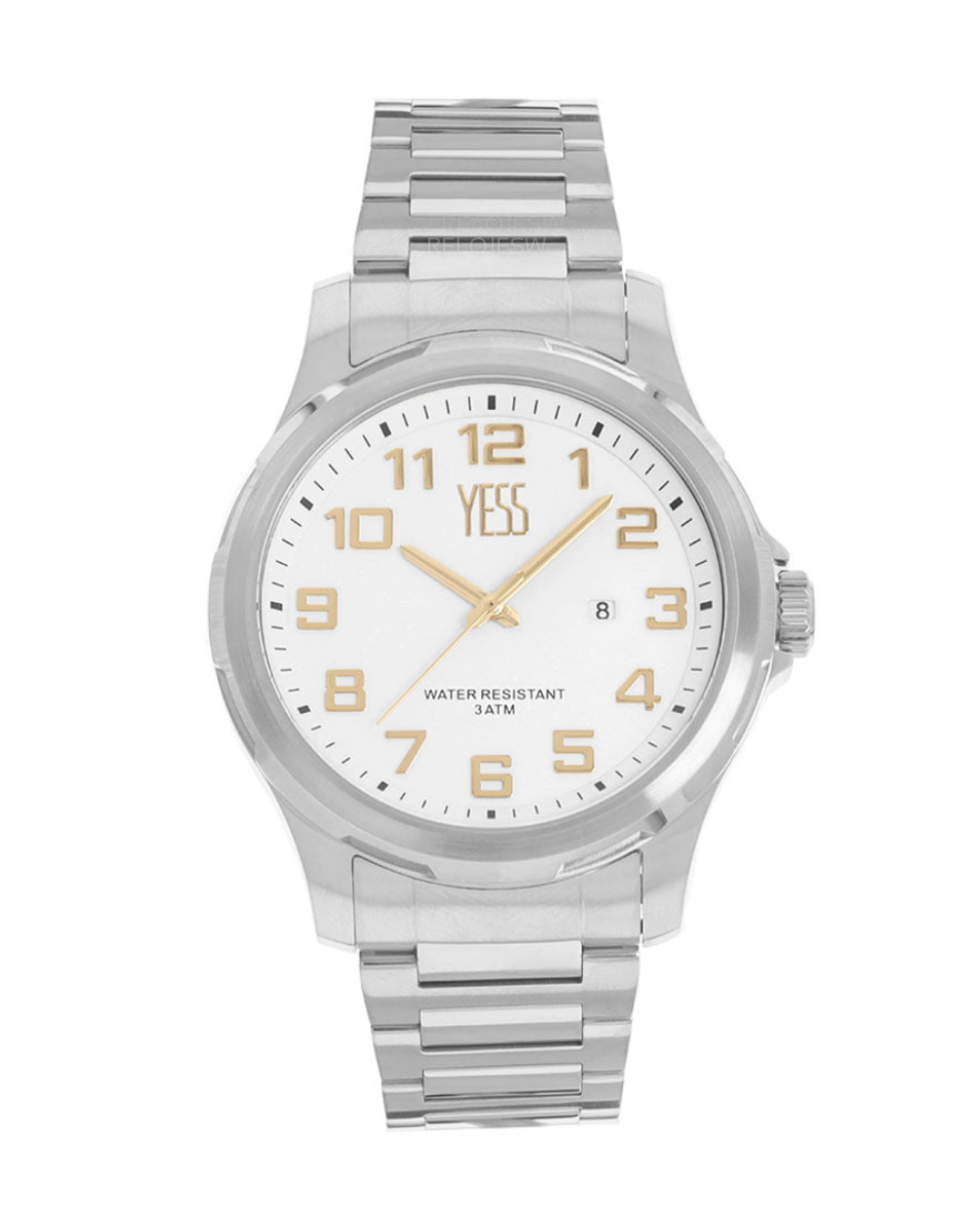Reloj Yess Hombre Plateado SMT-230418-1