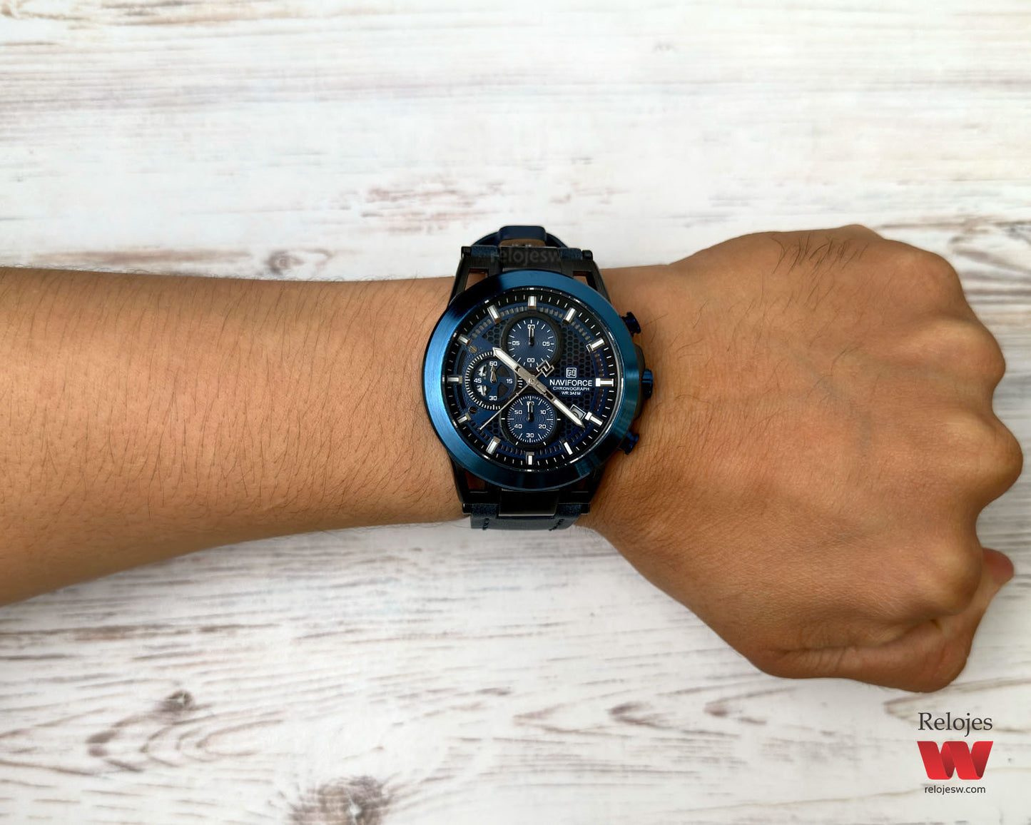 Reloj Naviforce Hombre Azul Negro NF8073-AZNE