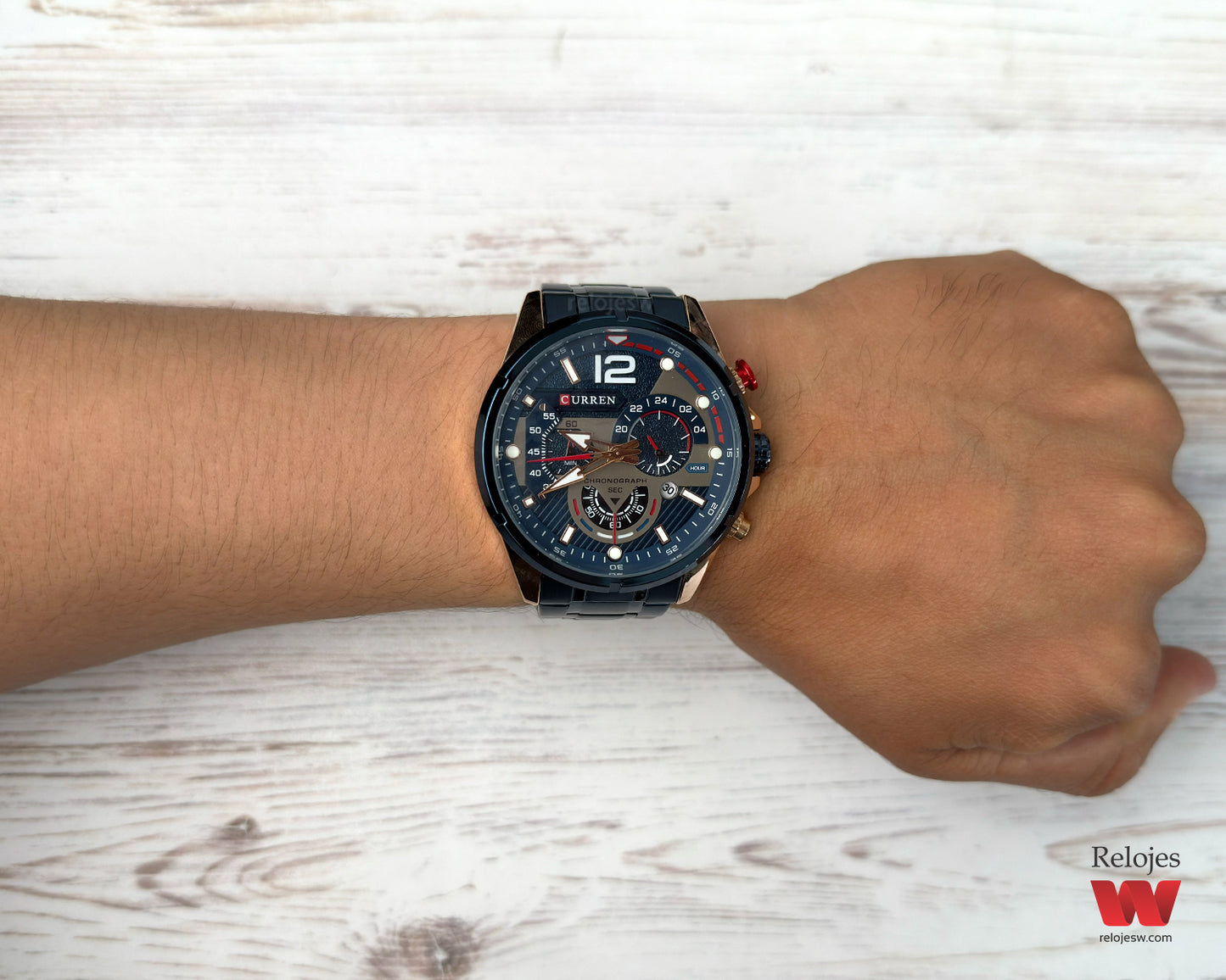 Reloj Curren Hombre Azul CU8395-AZOR