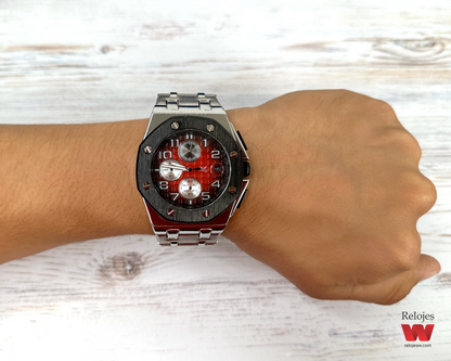 Reloj Kairos Hombre KR0513-3 Plateado Negro