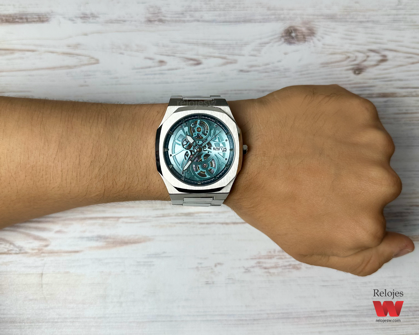 Reloj Kairos Hombre Plateado PR6295-1