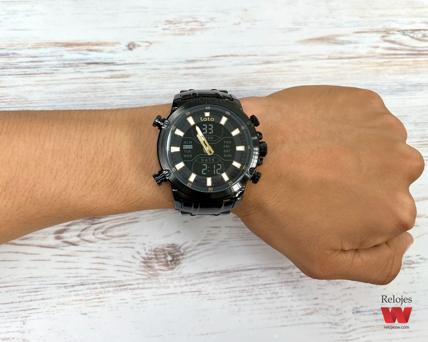 Reloj Loto Hombre LT-2406 Negro