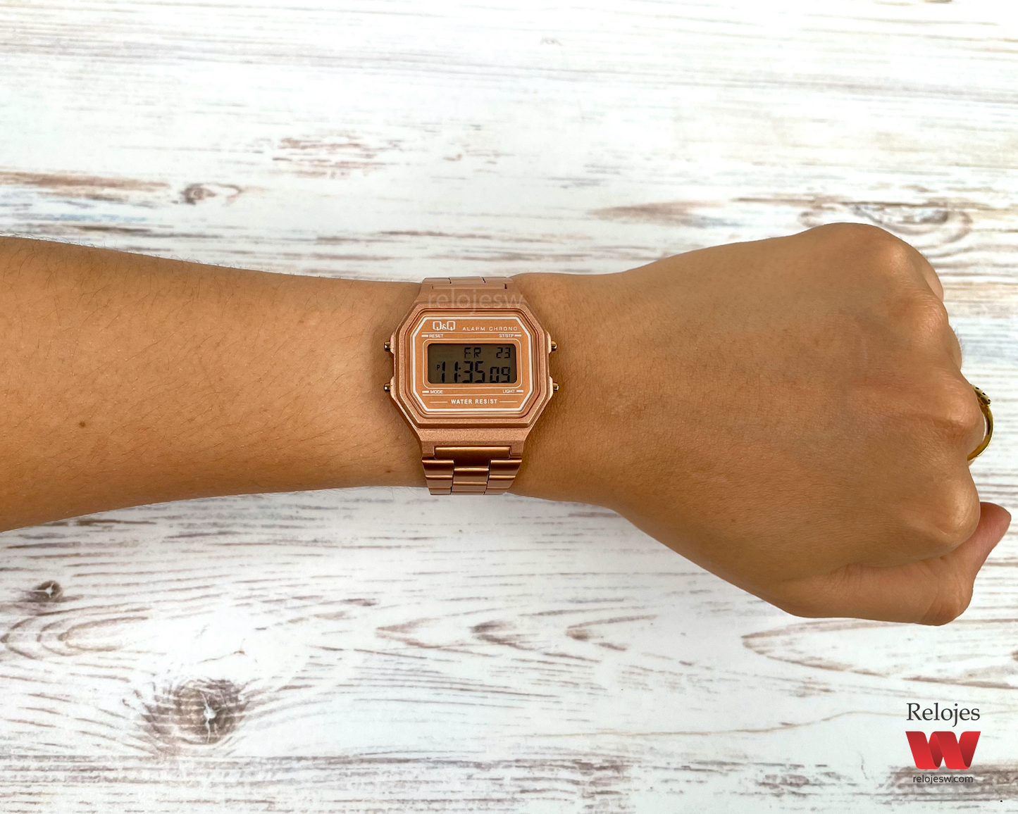 Reloj Q&Q Mujer Oro Rosa M173J006Y – Relojes W