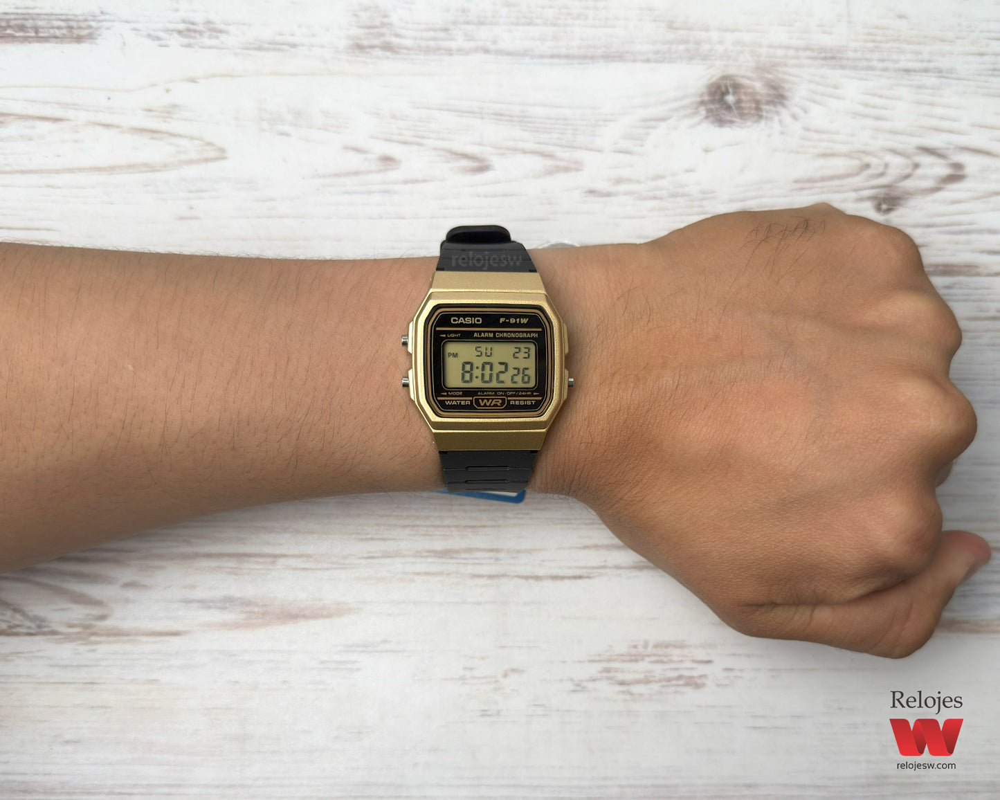 Reloj Casio Unisex Negro F-91WM-9A