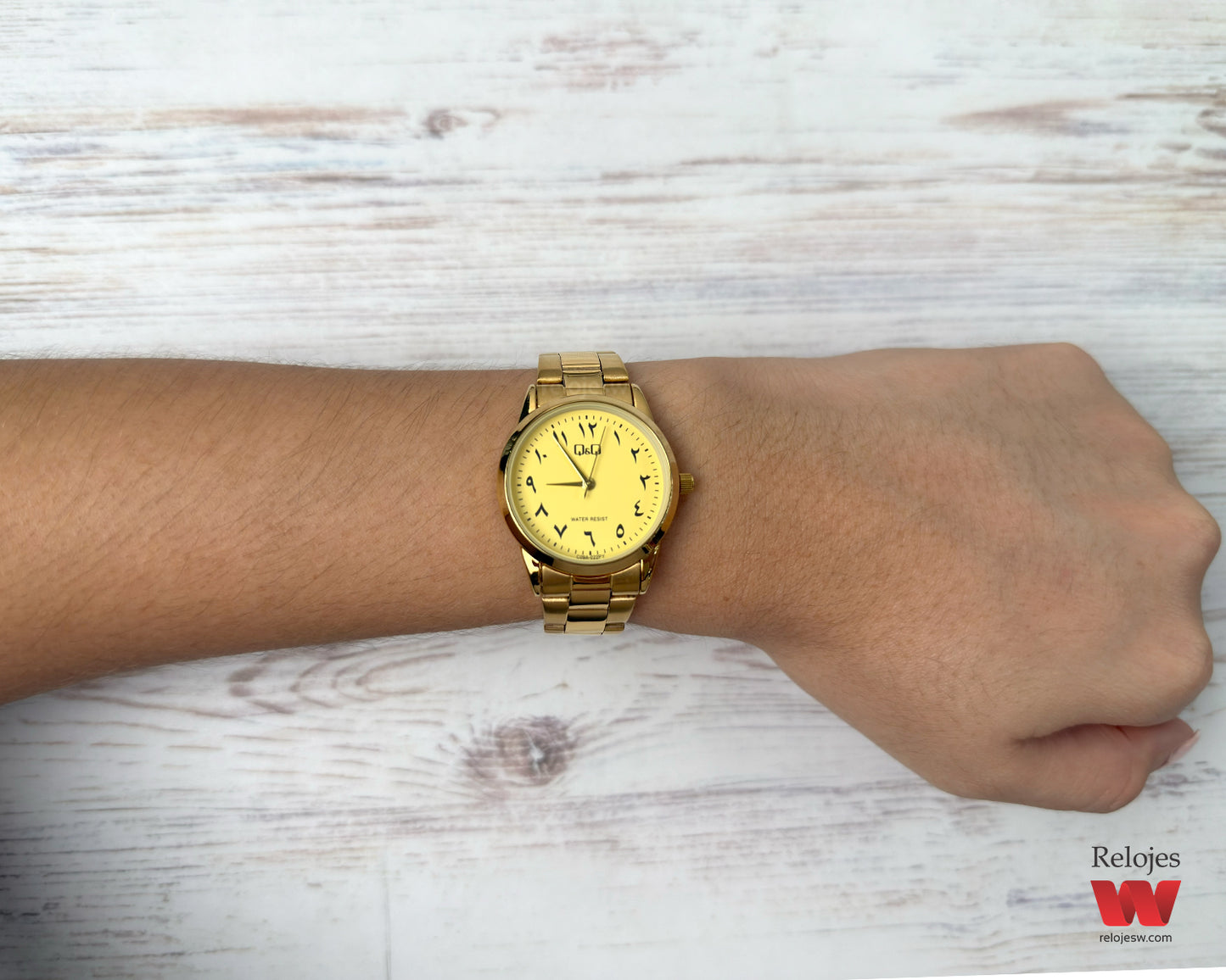 Reloj Q&Q Mujer Dorado C09A022Y