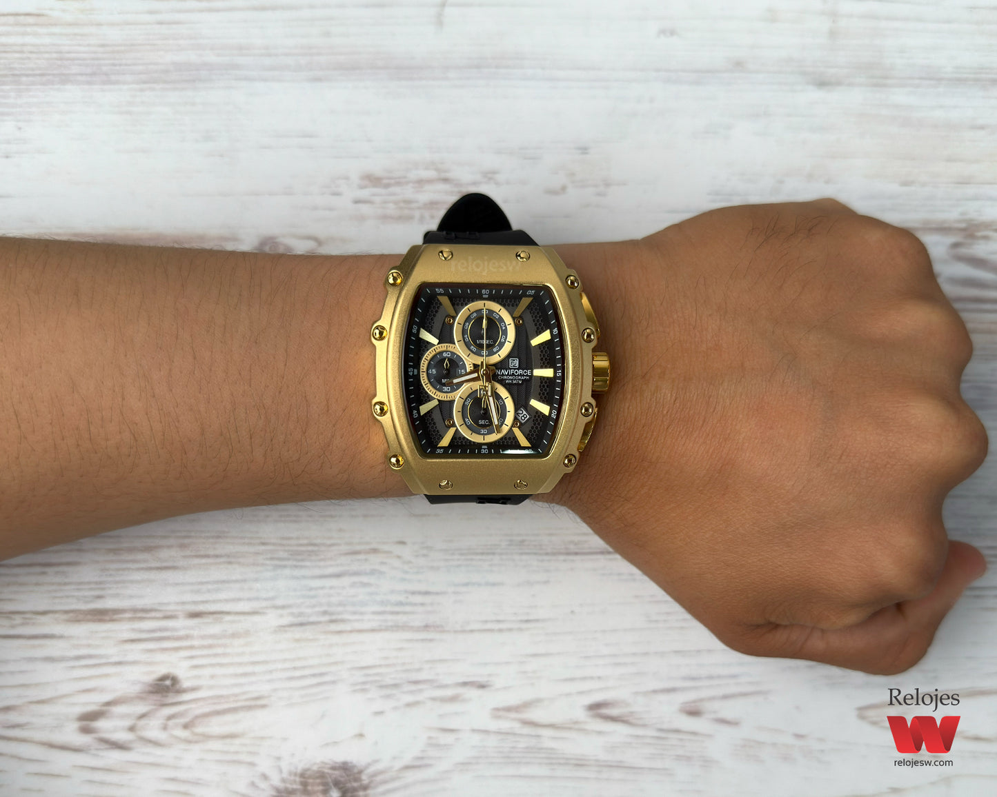 Reloj Naviforce Hombre Negro NF8070-NEDO
