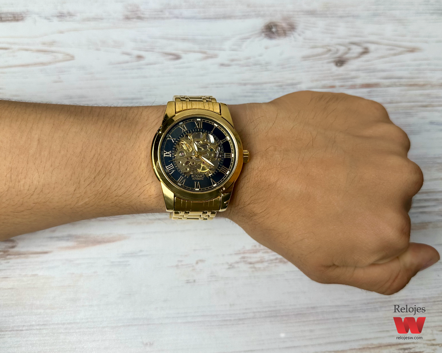 Reloj Kosmo Hombre K9005D Dorado