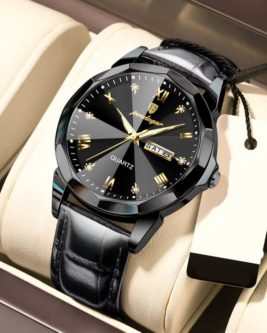 Reloj Poedagar Hombre Negro PG-810-NENE