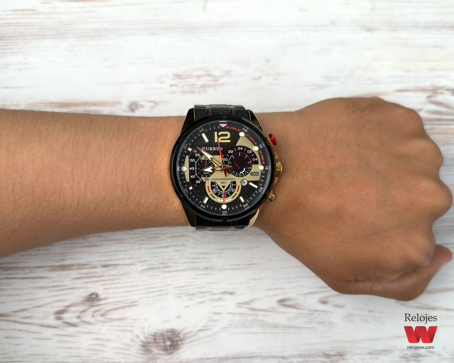 Reloj Curren Hombre Negro CU8395-NEDO